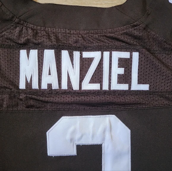 Cleveland Browns NIke On Field NfL Jersey Sz 48 Brown #2 Manziel Sewn Stitched - Picture 8 of 14